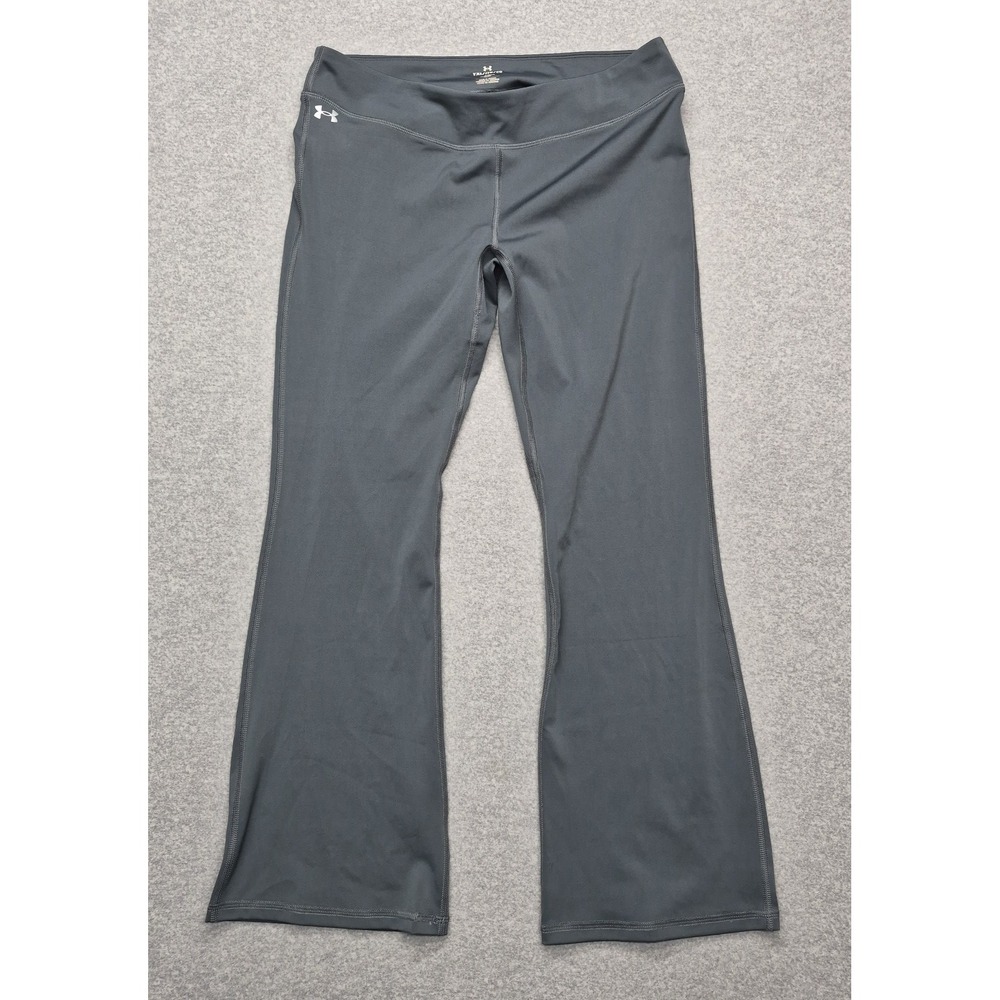 Under Armour Pants Girls YXL Gray Flared Bootcut Yoga Athletic Leggings